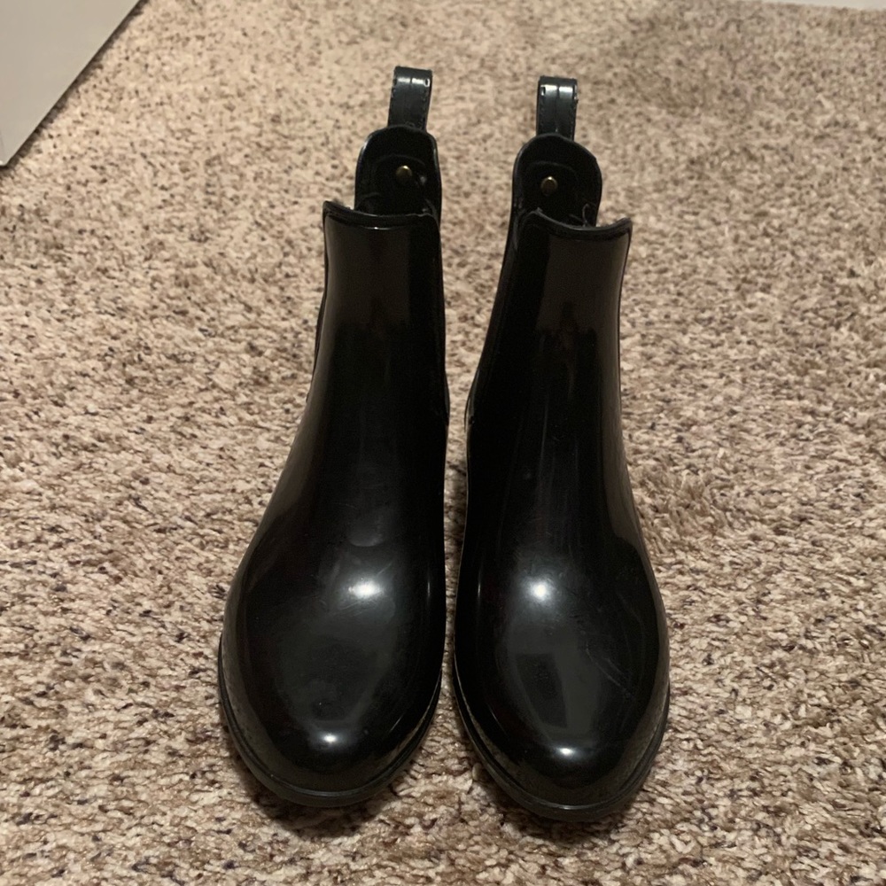 Sam Edelman ankle rain boots (glossy)